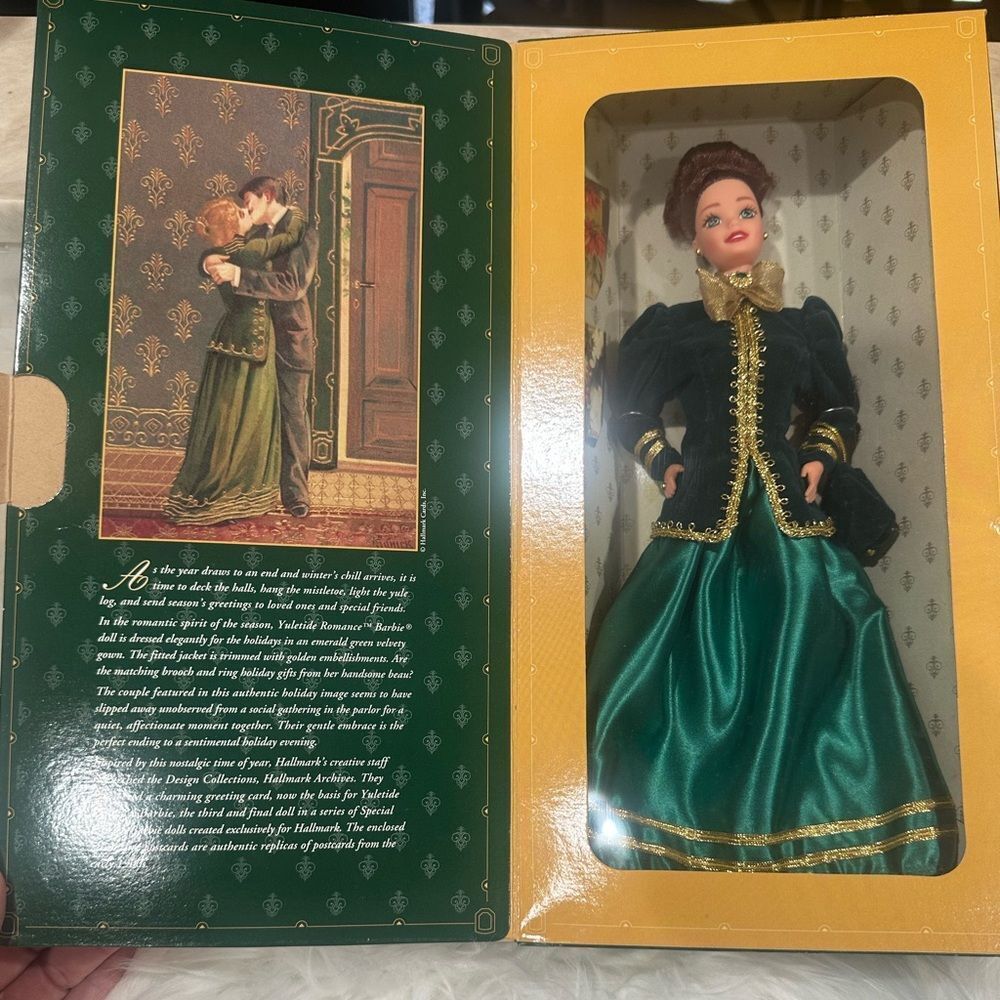 1996 Hallmark Yuletide Romance Barbie Doll Third in Series Special Edition NRFB